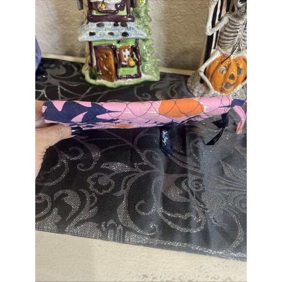 Vera Bradley Loves Me Pink, Orange, And Blue Floral Wristlet Wallet - Picture 5 of 9